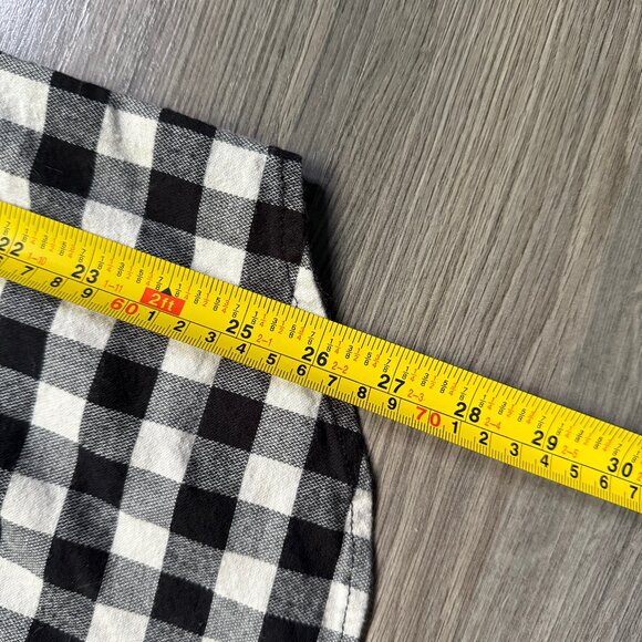 Carhartt Mens Rugged Midweight Flannel Shirt - Black/White - Picture 6 of 6